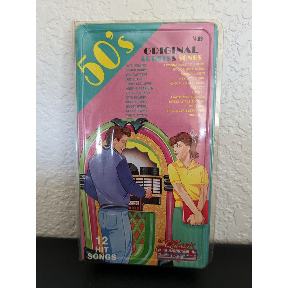 50's Original Artists & Songs Cassette - 12 Songs - Sealed